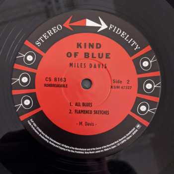 LP Miles Davis: Kind Of Blue LTD