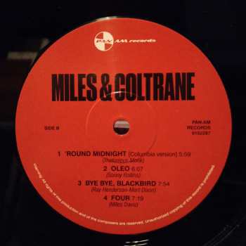 LP Miles Davis: Miles & Coltrane LTD