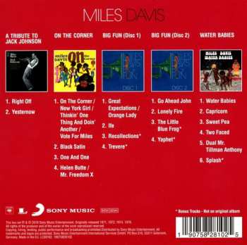 5CD/Box Set Miles Davis: Original Album Classics 