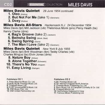 2CD Miles Davis: The Essential Collection - 1953-55 Sessions