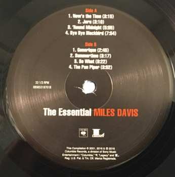 2LP Miles Davis: The Essential Miles Davis