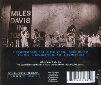 CD Miles Davis: Tokyo 1973