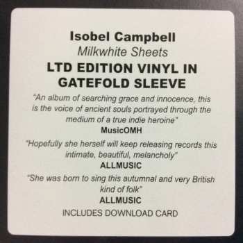 LP Isobel Campbell: Milkwhite Sheets LTD