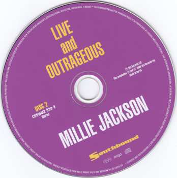 2CD Millie Jackson: Live And Uncensored