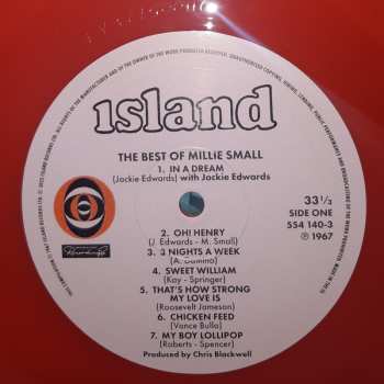 LP Millie Small: The Best Of Millie Small LTD