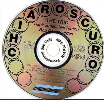 CD Hank Jones: The Trio