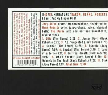 CD Miniature: I Can't Put My Finger On It