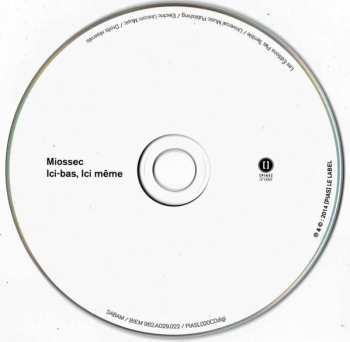 CD Miossec: Ici-Bas, Ici Même DIGI