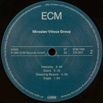 LP Miroslav Vitous Group: Miroslav Vitous Group