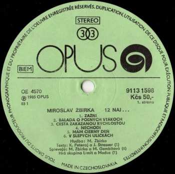 LP Miroslav Žbirka: 12 Naj…