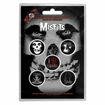 Merch Misfits: Set of Buttons Skull 