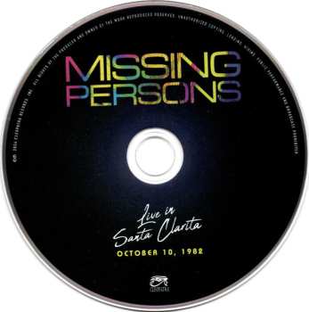 CD Missing Persons: Live In Santa Clarita - October 10, 1982