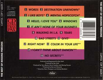CD Missing Persons: The Best Of Missing Persons