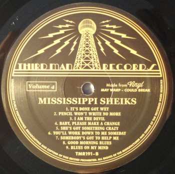 LP Mississippi Sheiks: Complete Recorded Works Presented In Chronological Order Volume 4
