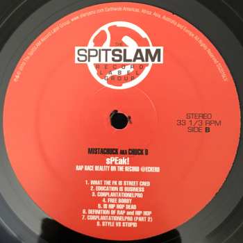 LP Mista Chuck: sPEak! Rap Race Reality On The Record @Eckerd LTD