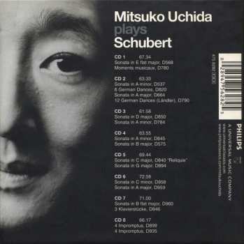 8CD/Box Set Franz Schubert: Mitsuko Uchida Plays Schubert