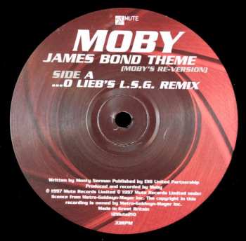 LP Moby: James Bond Theme (Moby's Re-Version)