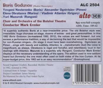 3CD Modest Mussorgsky: Boris Godunov