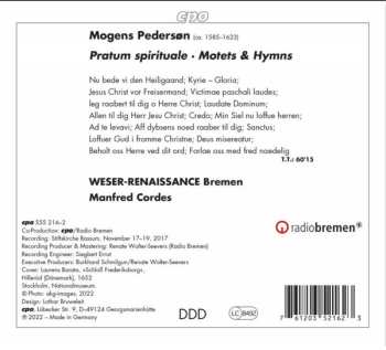 CD Manfred Cordes: Pratum Spirituale - Motes & Hymns