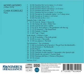 CD Clara Rodriguez: Plays the Music of Moisés Moleiro