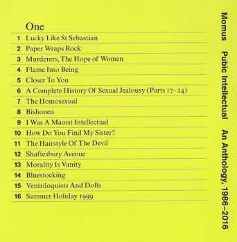 3CD Momus: Pubic Intellectual — An Anthology, 1986–2016
