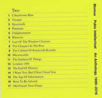3CD Momus: Pubic Intellectual — An Anthology, 1986–2016