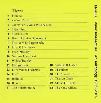3CD Momus: Pubic Intellectual — An Anthology, 1986–2016