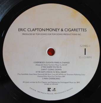 LP Eric Clapton: Money And Cigarettes