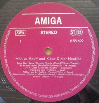 LP Monika Hauff & Klaus-Dieter Henkler: Monika Hauff & Klaus-Dieter Henkler