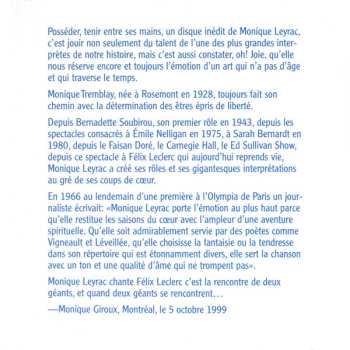CD Monique Leyrac: Leyrac Chante Leclerc