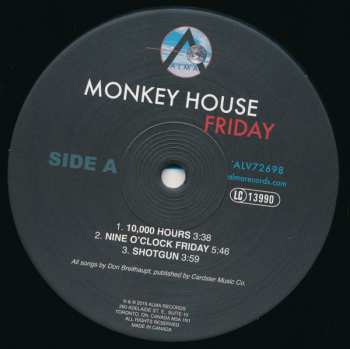 2LP Monkey House: Friday