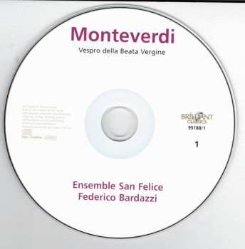 2CD Claudio Monteverdi: Vespro Della Beata Vergine
