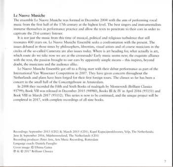 2CD Claudio Monteverdi: Madrigali - Libri I & II