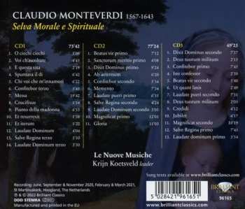 3CD Claudio Monteverdi: Selva Morale E Spirituale