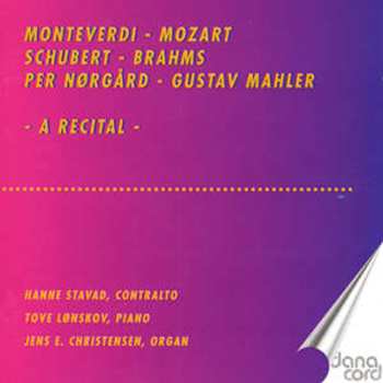 CD Johannes Brahms: A Recital