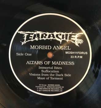 LP Morbid Angel: Altars Of Madness