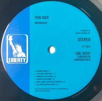LP Morrissey: Viva Hate LTD