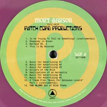LP Mort Garson: Music From Patch Cord Productions LTD | CLR