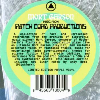 LP Mort Garson: Music From Patch Cord Productions LTD | CLR