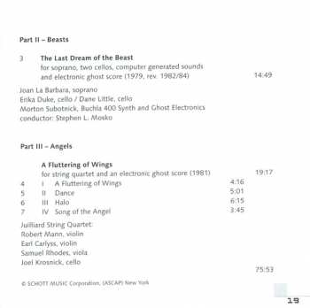 CD Morton Subotnick: Music For The Double Life Of Amphibians (Landmark Recordings)