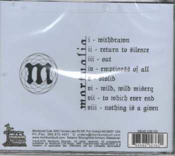 CD Mortualia: Wild, Wild Misery