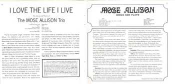 2CD Mose Allison: Transfiguration Of Hiram Brown; Creek Bank; I Love The Life I Live; V-8 Ford Blues; Young Man Mose