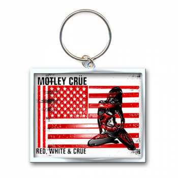 Merch Mötley Crüe: Keychain Red, White & Crue 