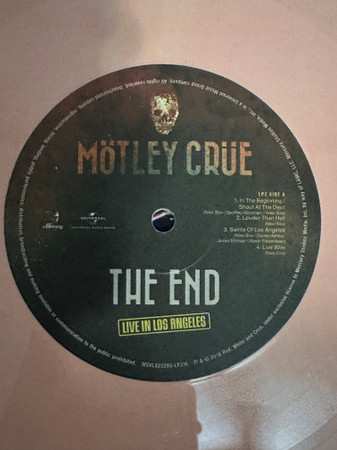 2LP Mötley Crüe: The End - Live In Los Angeles CLR