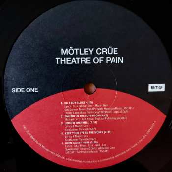 LP Mötley Crüe: Theatre Of Pain
