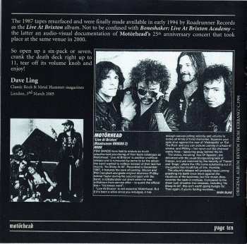 CD Motörhead: Live At Brixton '87