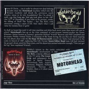 CD Motörhead: Live At Brixton '87