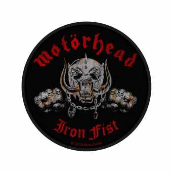 Merch Motörhead: Patch Iron Fist/skull 