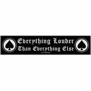 Merch Motörhead: Super Patch Everything Louder