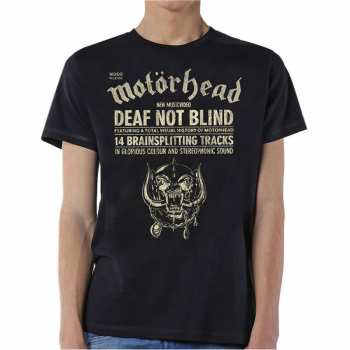 Merch Motörhead: T-shirt Deaf Not Blind 